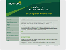 Tablet Screenshot of pdf.provinzial.net